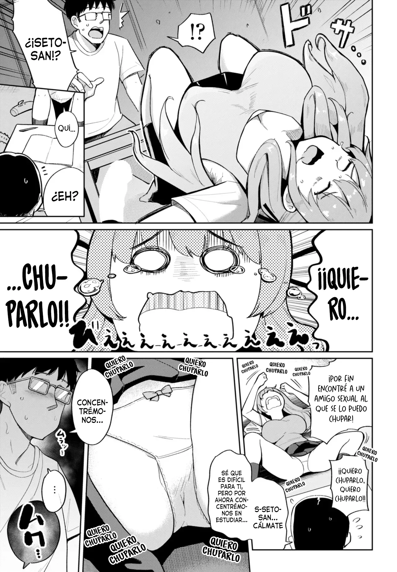 Fellatio Daisuki Seto-san Ch.5 | Seto-san ama las mamadas Ep.5 page 3 full