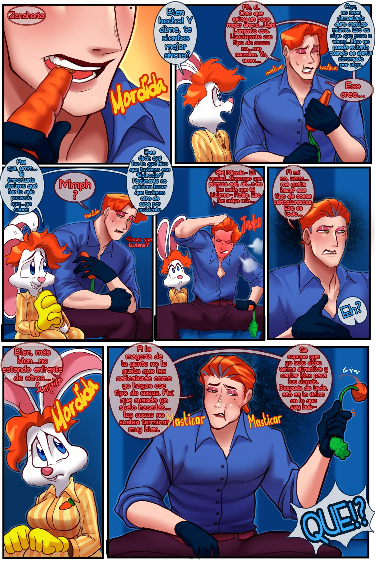 Who CREAMPIED! Rosey Rabbit page 10 full