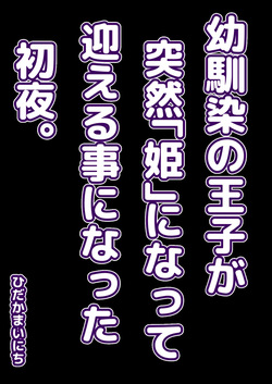 幼馴染の王子が突然「姫」になって迎える事になった初夜。