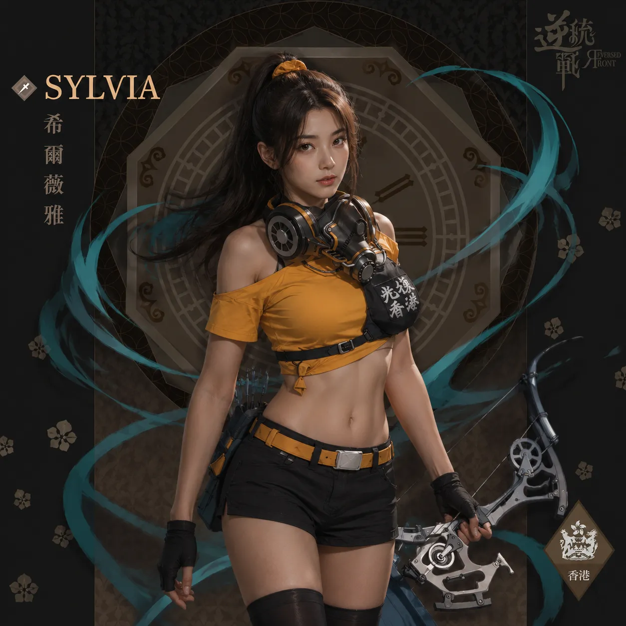 Reversed Front-Inspired Fan Art — Sylvia the Hong Kong Protester Taken into Police Custody page 1 full