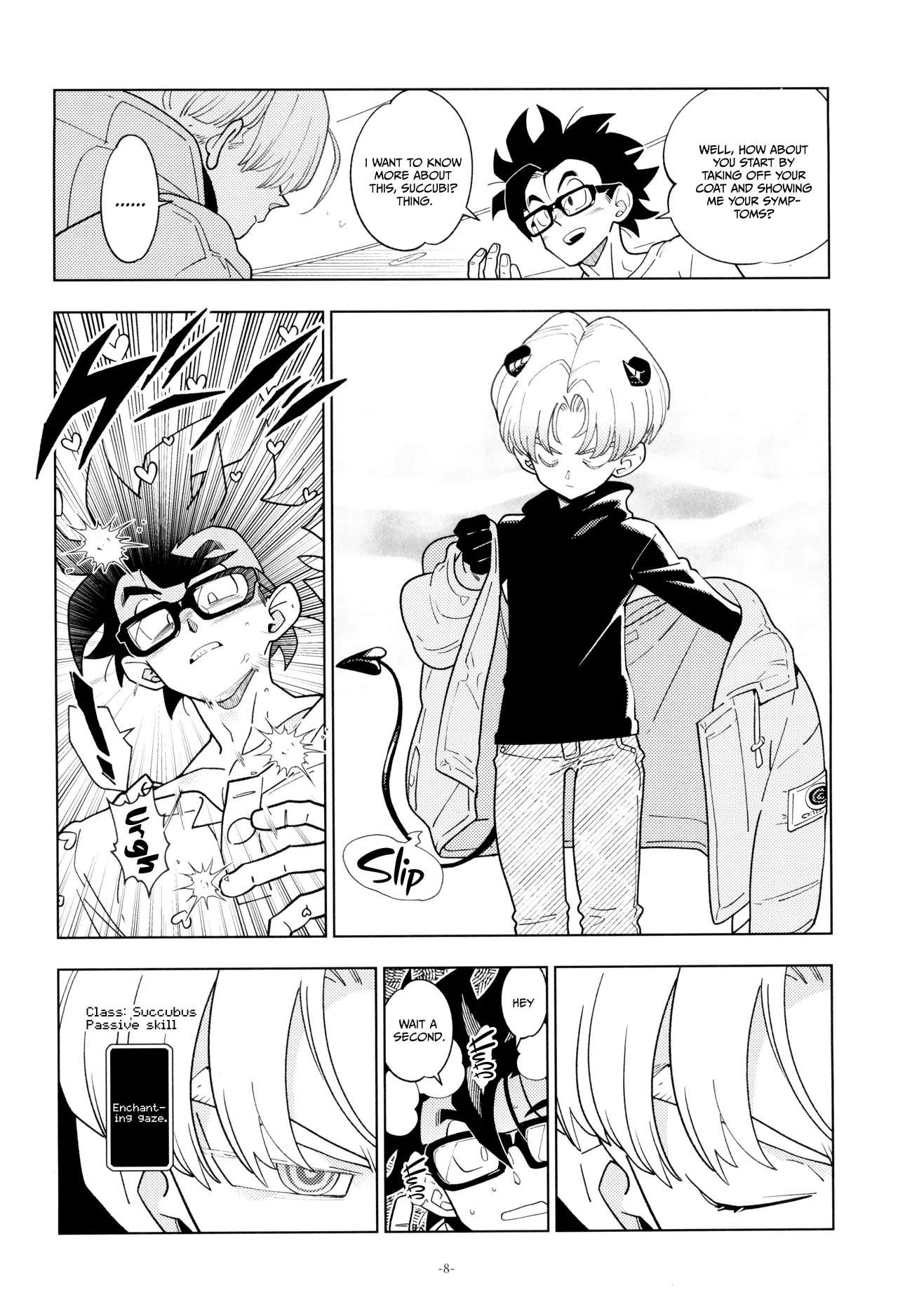 Trunks-kun Succubus ni Naru. | Trunks Became a Succubus page 8 full
