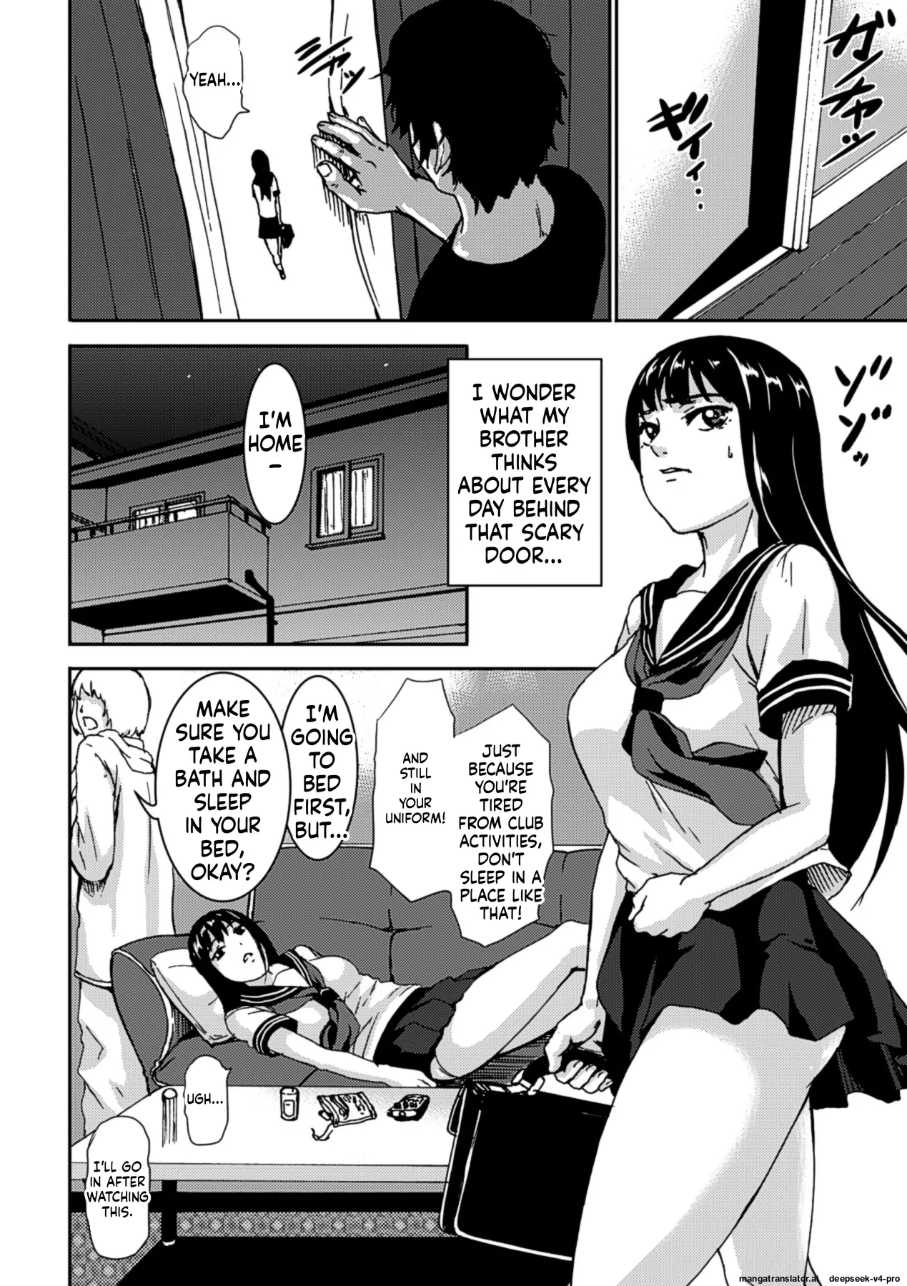 Suiminkan Ecstasy Kanojo ga Neteru Aida ni page 6 full
