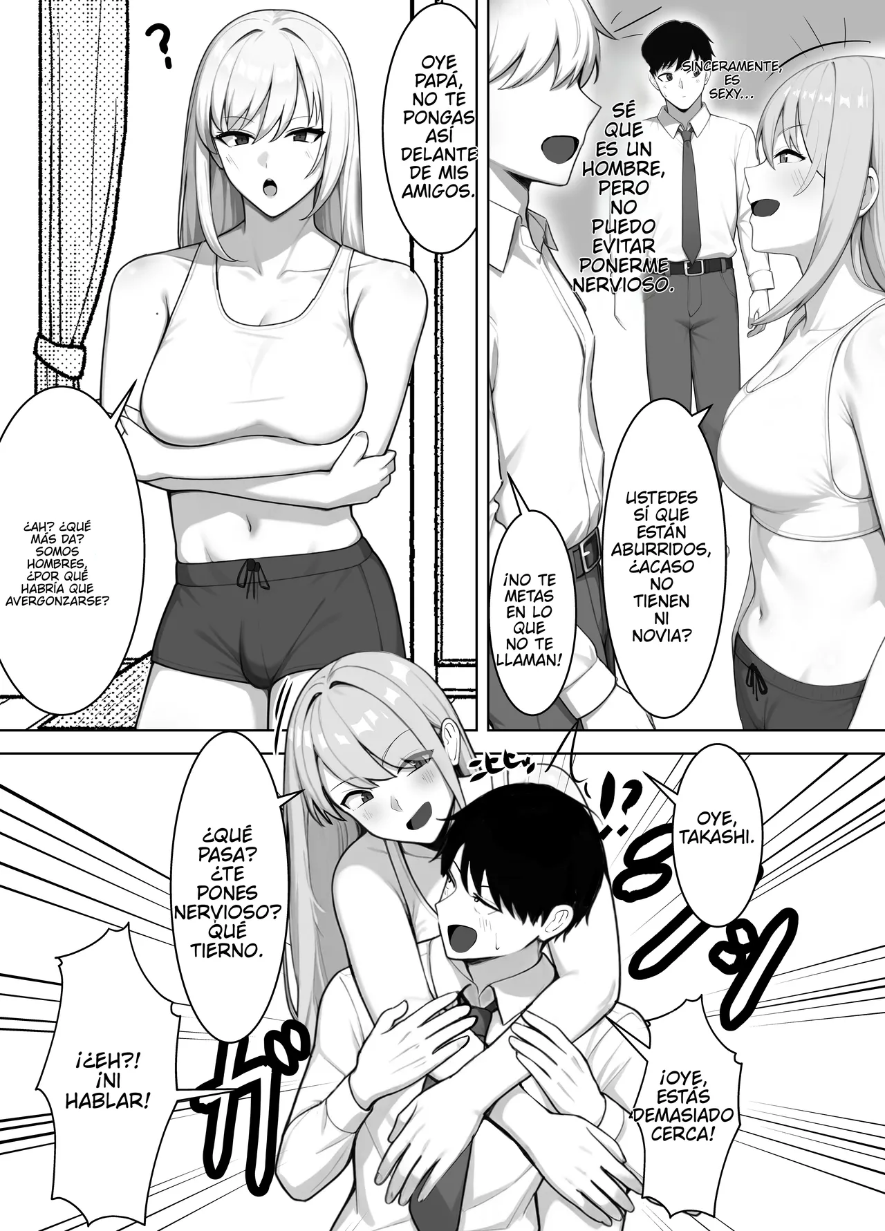 Shin'yū no Sugu Soba de, Batsuichi Bakunyū Nyūhāfu Papa ni, ore no Dekachin o Kuwa re Makuru page 4 full