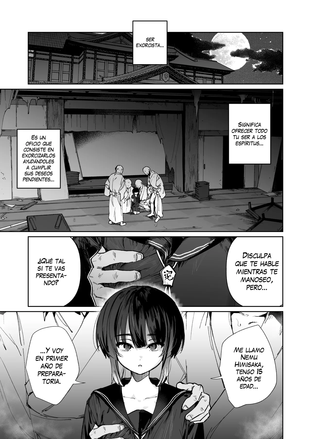 Nie no Shoujo Taimashi wa Muteikou ~Hontou wa Kairaku ni Yowakute Se ga Hikukute Sukoshi Shiri ga Dekai~｜La Exorcista Virgen de la Ofrenda esta Indefensa ~Pero la verdad es que es algo enana, de gran culo y, sobre todo, muy débil al placer~ page 2 full