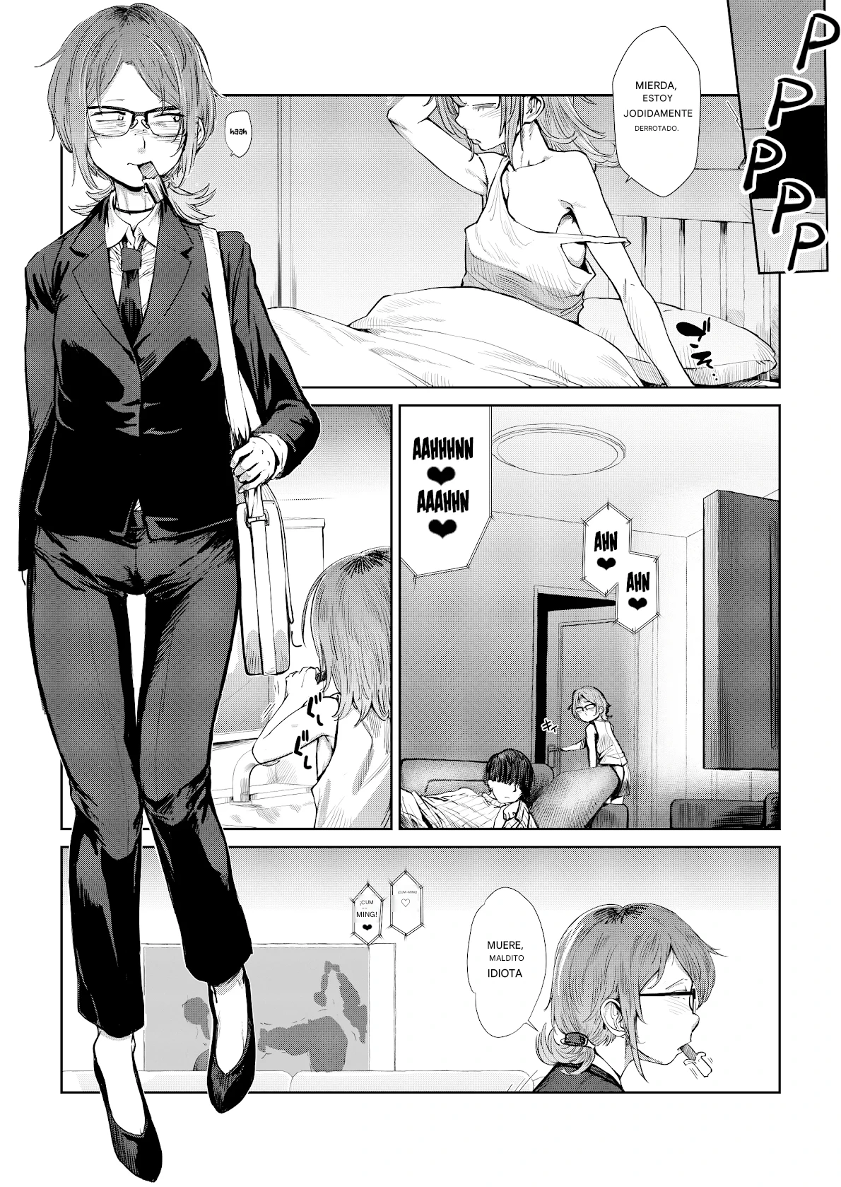 Tsukareta OL Tai Himo Danshi Español page 2 full
