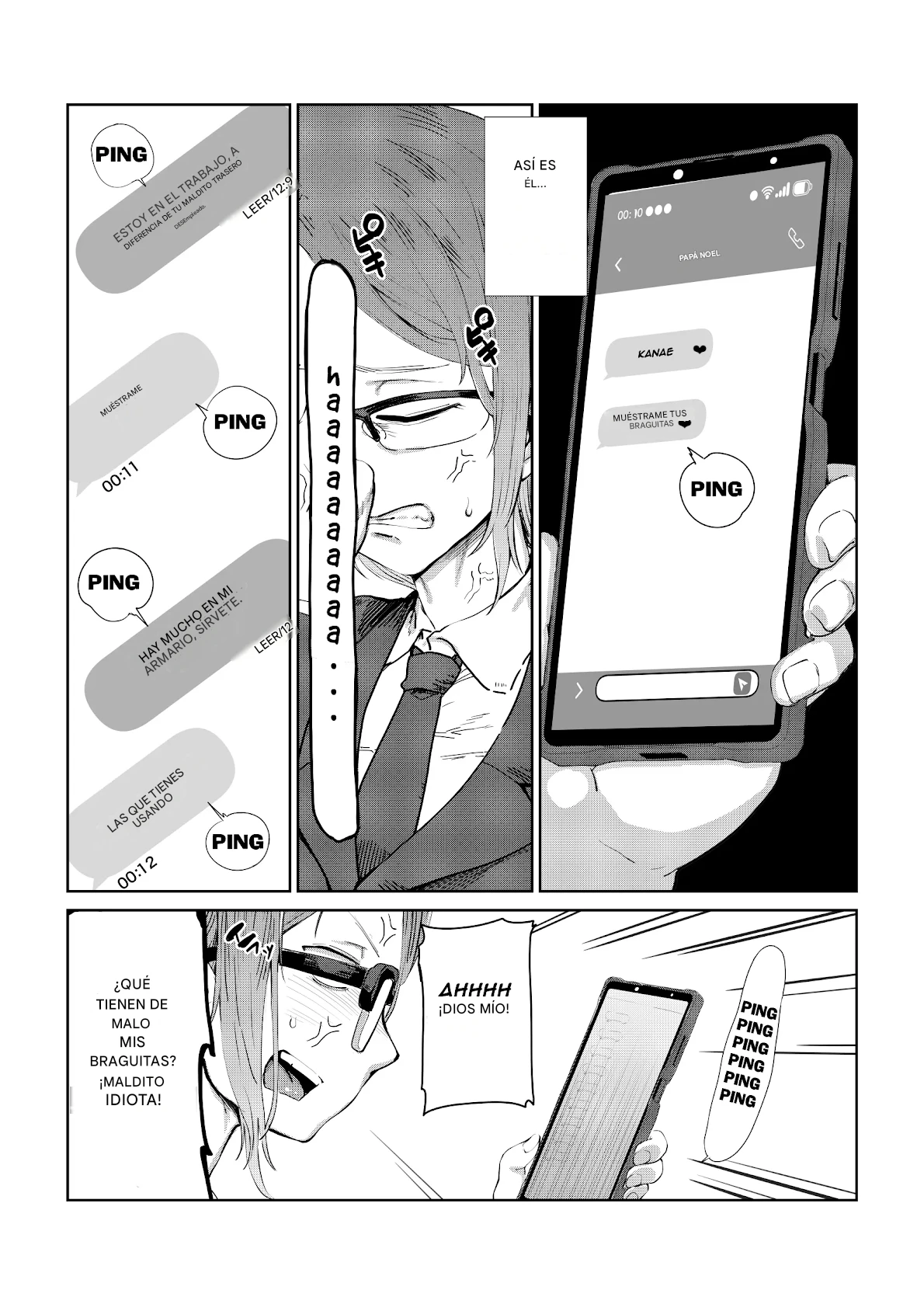 Tsukareta OL Tai Himo Danshi Español page 4 full