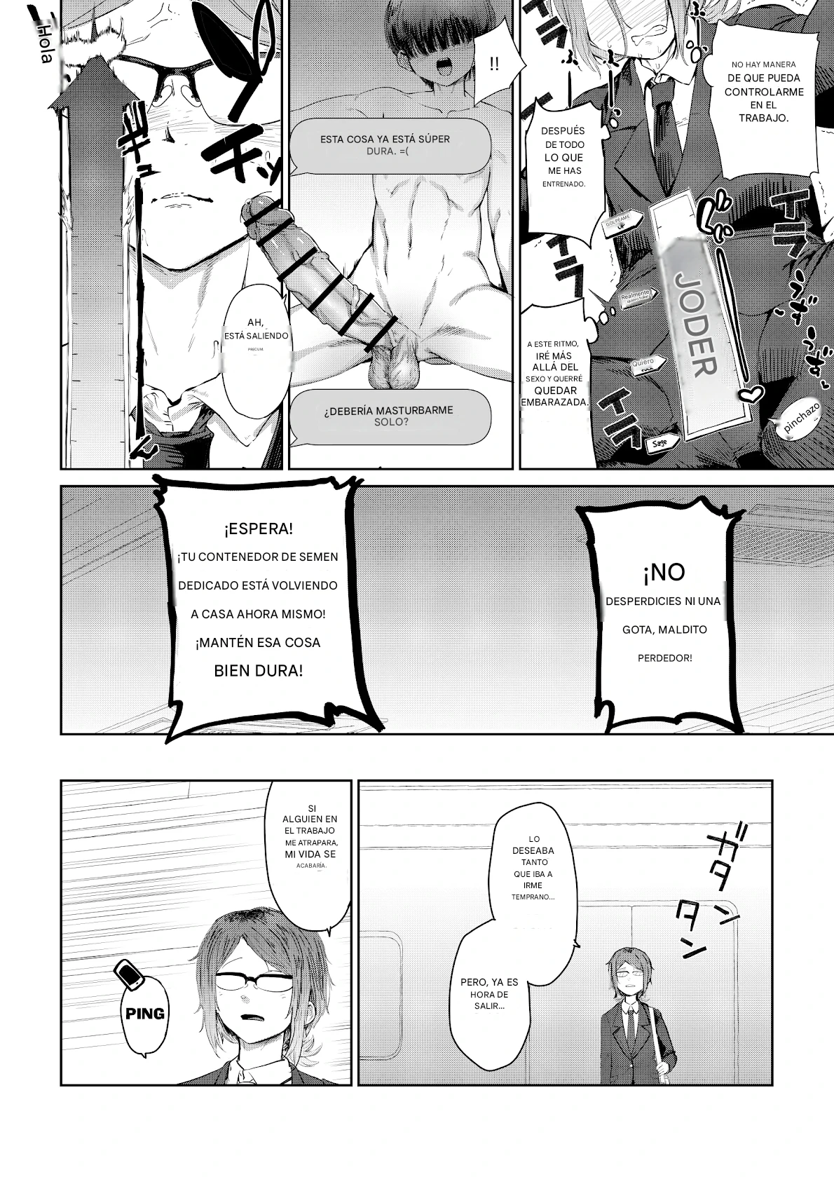 Tsukareta OL Tai Himo Danshi Español page 9 full