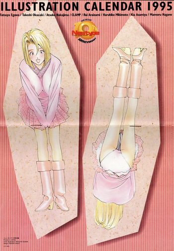 NEWTYPE ILLUSTRATION CALENDAR 1995 cover