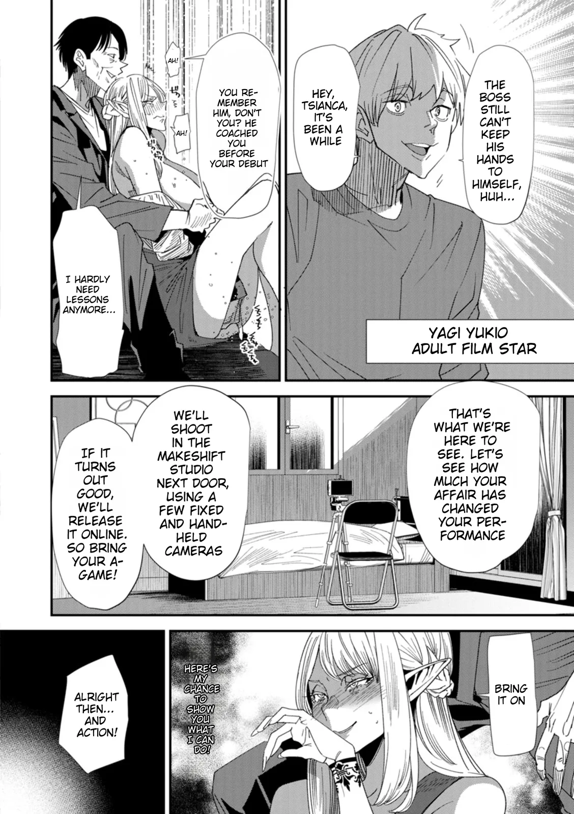 Does the Married Elf Who Made Her AV Debut Dream of a Genuine Orgasm Chapter 4 page 8 full