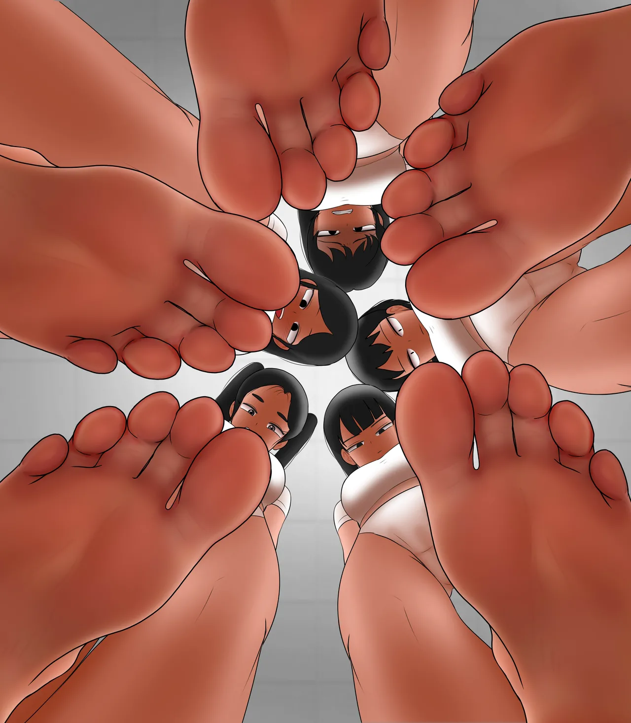 여자애들에게 밟히는 만화 Stepped on by Girls page 5 full
