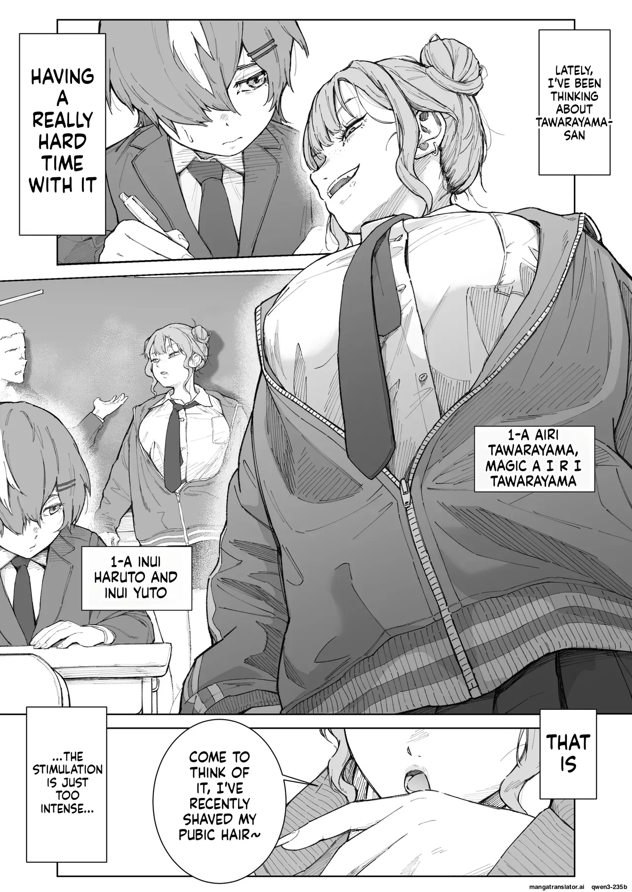 Hey, aren't you using me as your "fap material"? ~The story of how I got caught using the tall, gal-type girl in my class as my fap material page 2 full