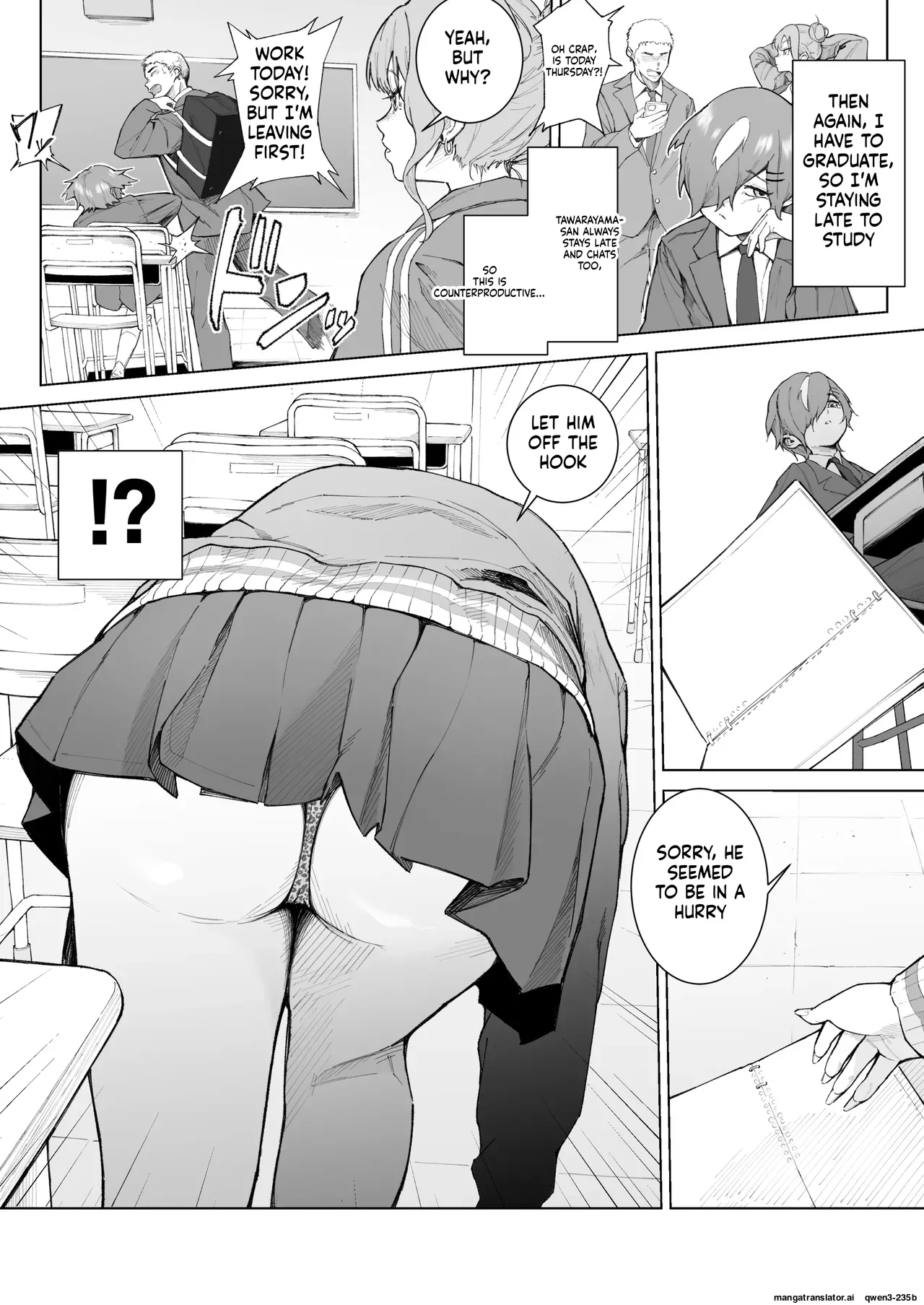 Hey, aren't you using me as your "fap material"? ~The story of how I got caught using the tall, gal-type girl in my class as my fap material page 5 full