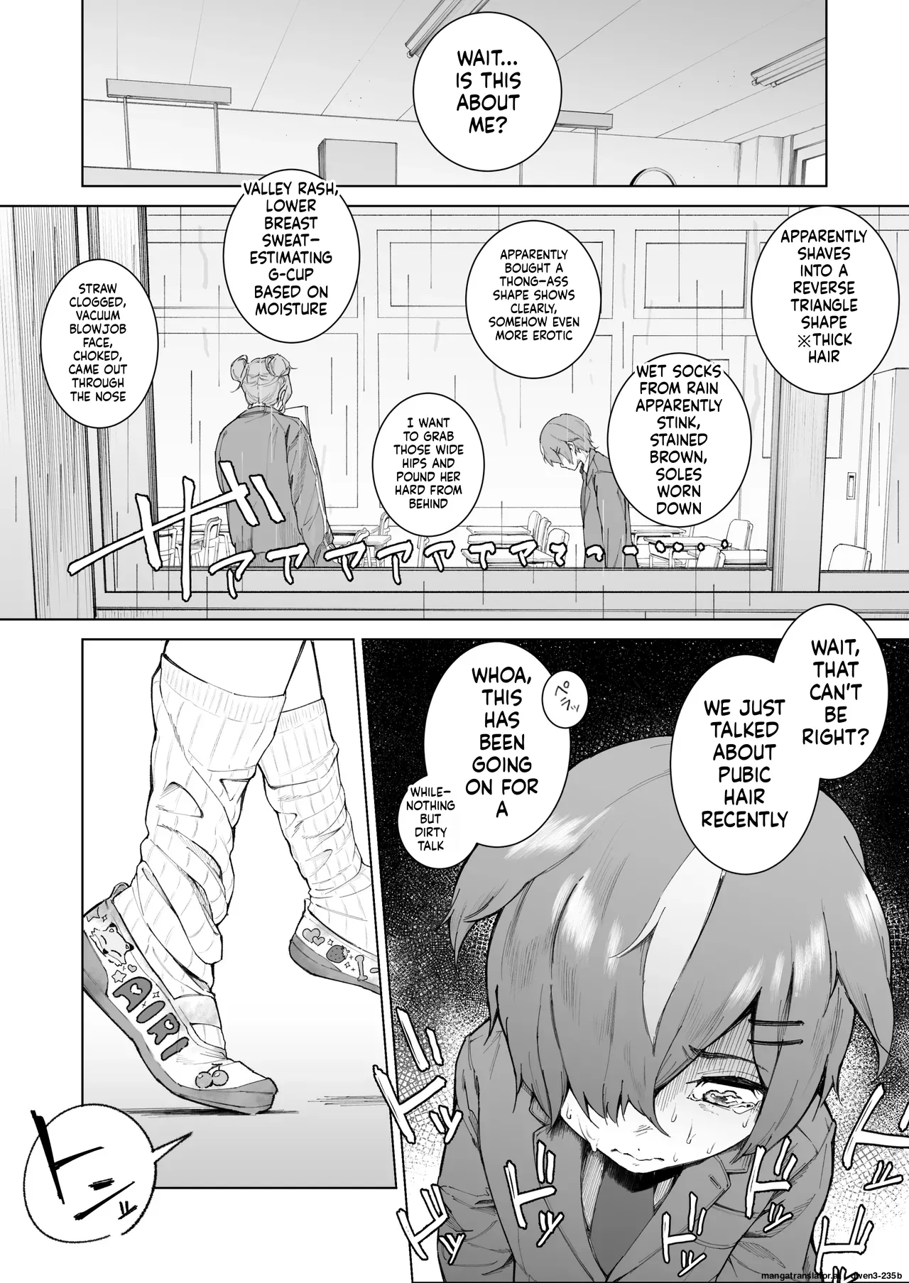 Hey, aren't you using me as your "fap material"? ~The story of how I got caught using the tall, gal-type girl in my class as my fap material page 7 full