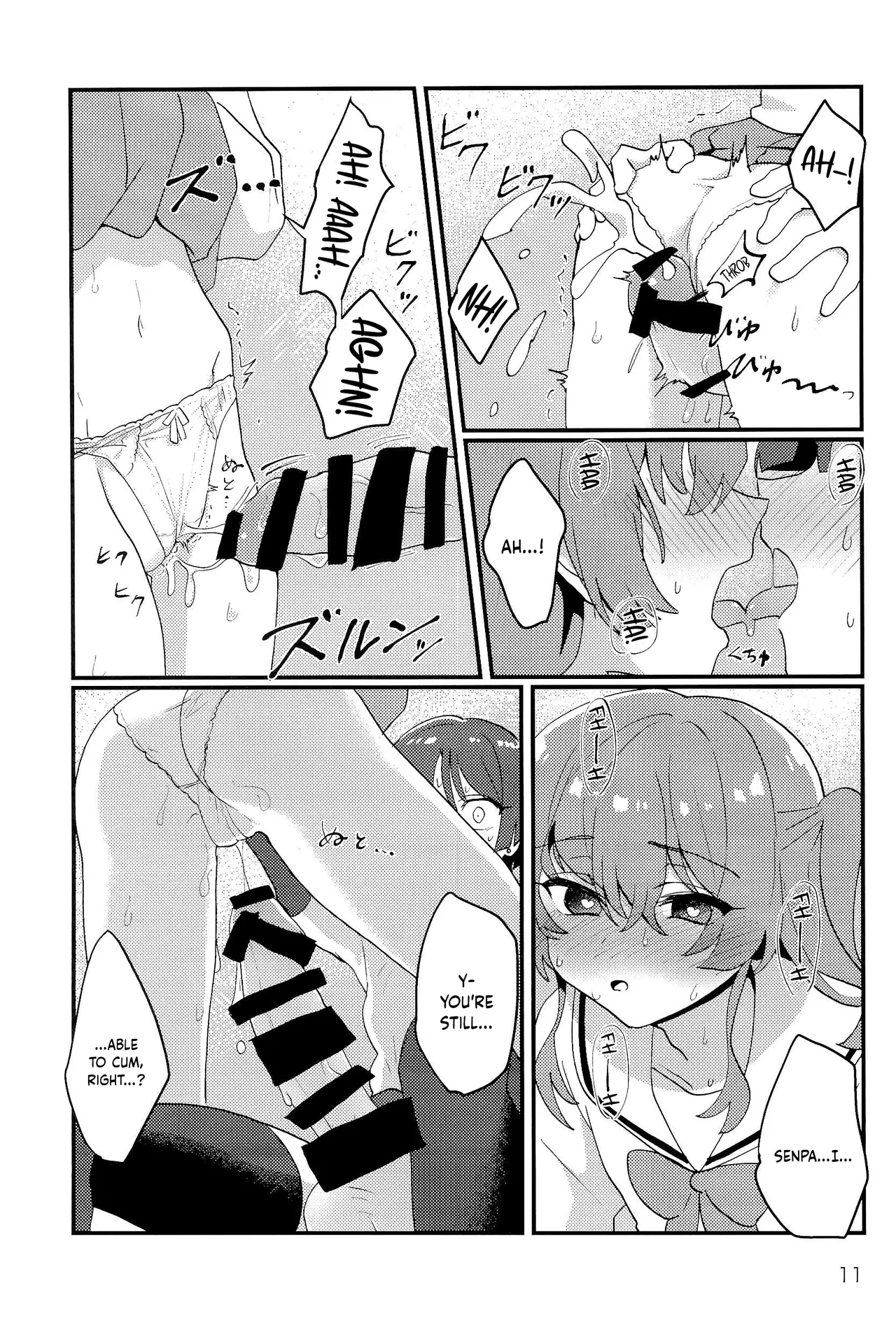 Ryou-senpai, Watashi ga /  Ryou-senpai, allow me. page 9 full