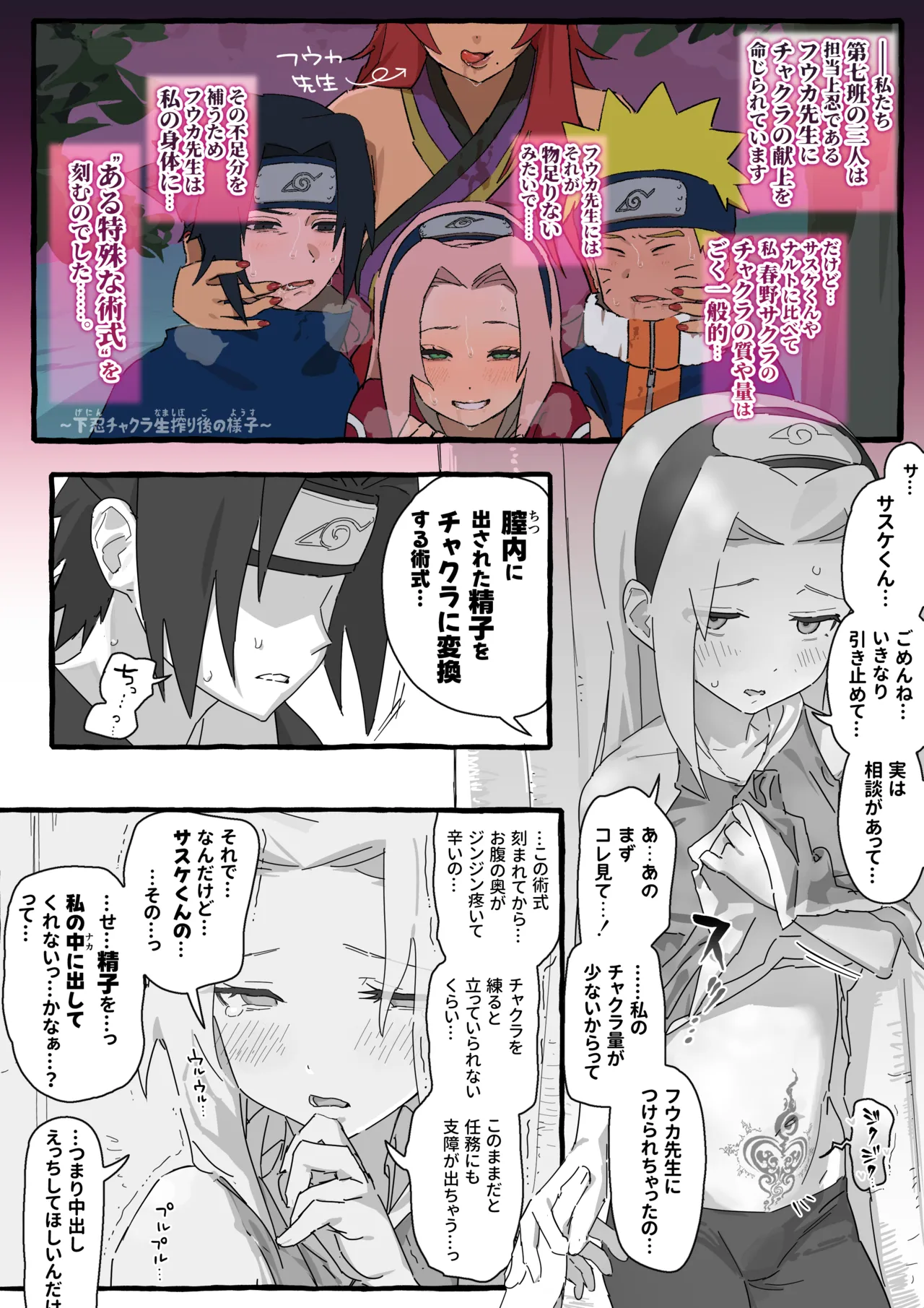 サスサク初えっち漫画 page 2 full