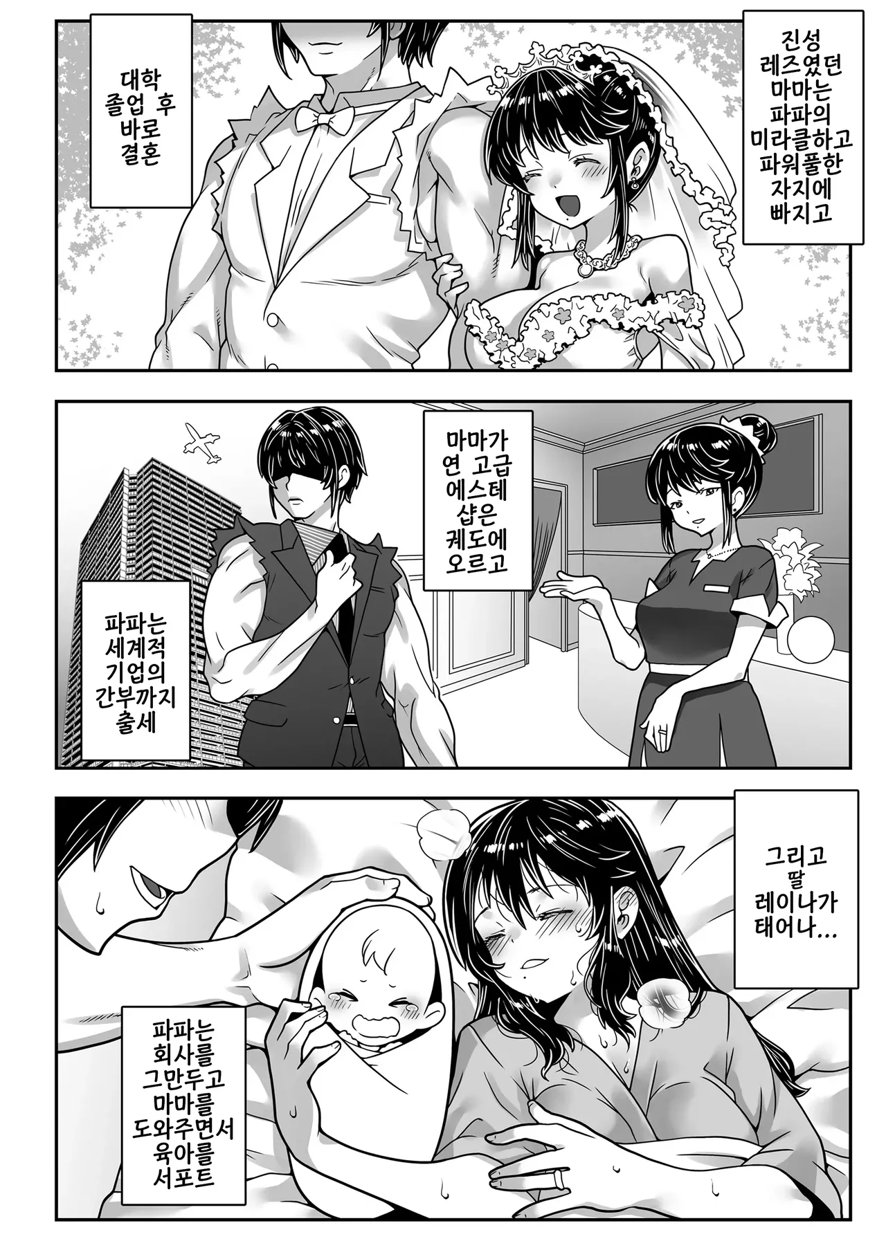 중년 남성 소녀화증에 걸린 파파는 아내와 딸의 장난감이 되었습니다 page 4 full
