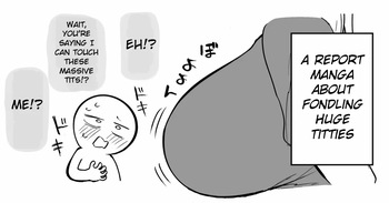 Dekachichi Momi Repo Manga | A Report Manga About Fondling Huge Titties cover