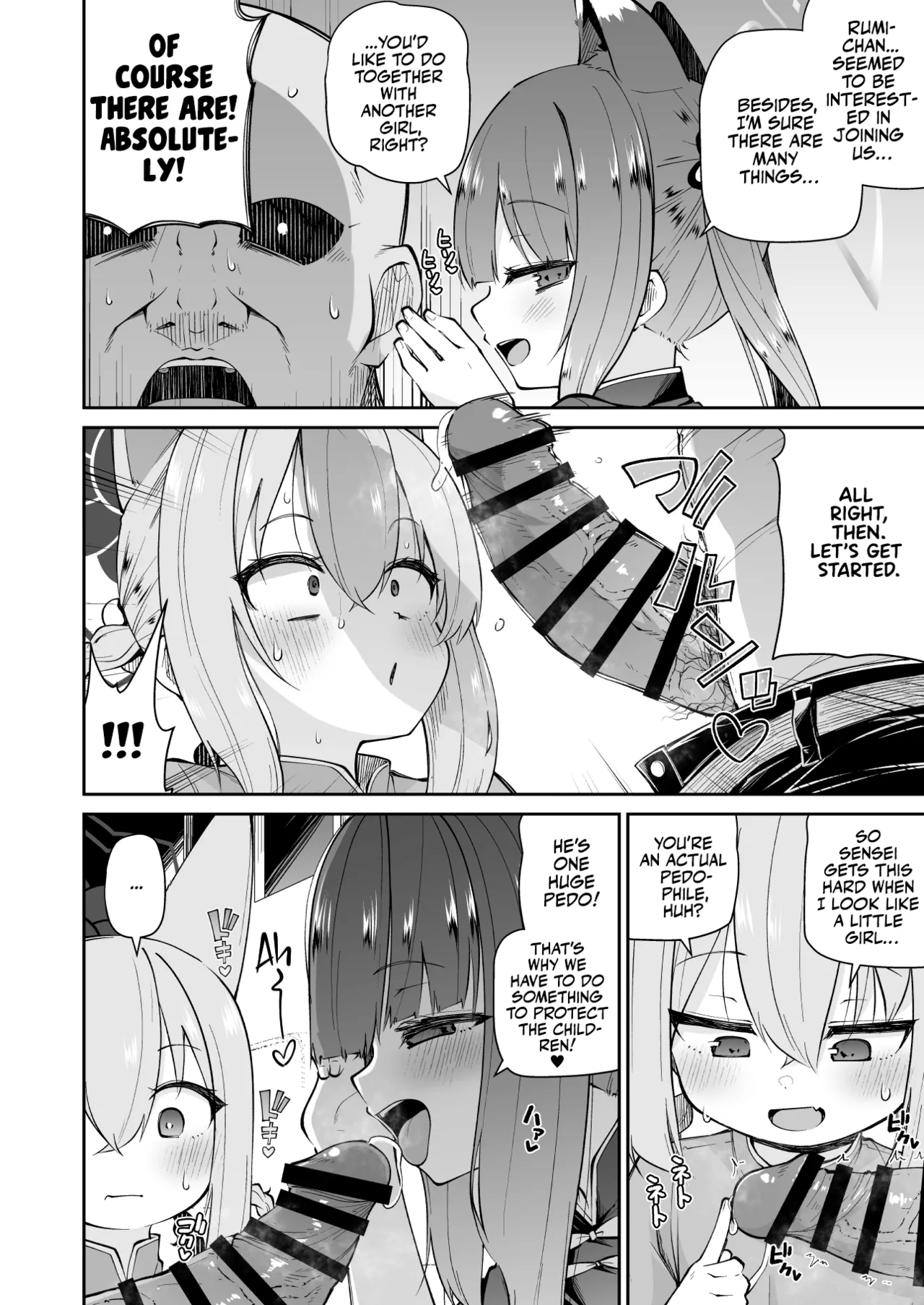 Lolicon Sensei ga Hoka no Seito ni Te o Dasanai You ni Nandemo Iu Koto o Kiite kureru Youjo Shun &amp; Rumi no Hon | Little Shunny And Runny Will Sacrifice Themselves So That Their Pedo Sensei Won't Molest Kids! page 6 full