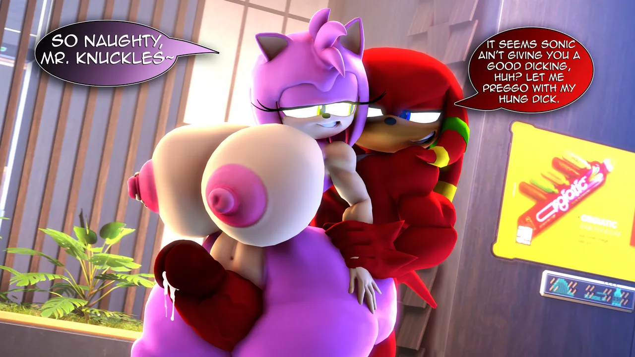 Amy X Knuckles by Rocketspuff page 1 full