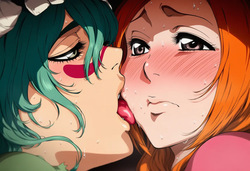 Emi Aitelier - Orihime Inoue x Nelliel Tu Oderschvank - Bleach