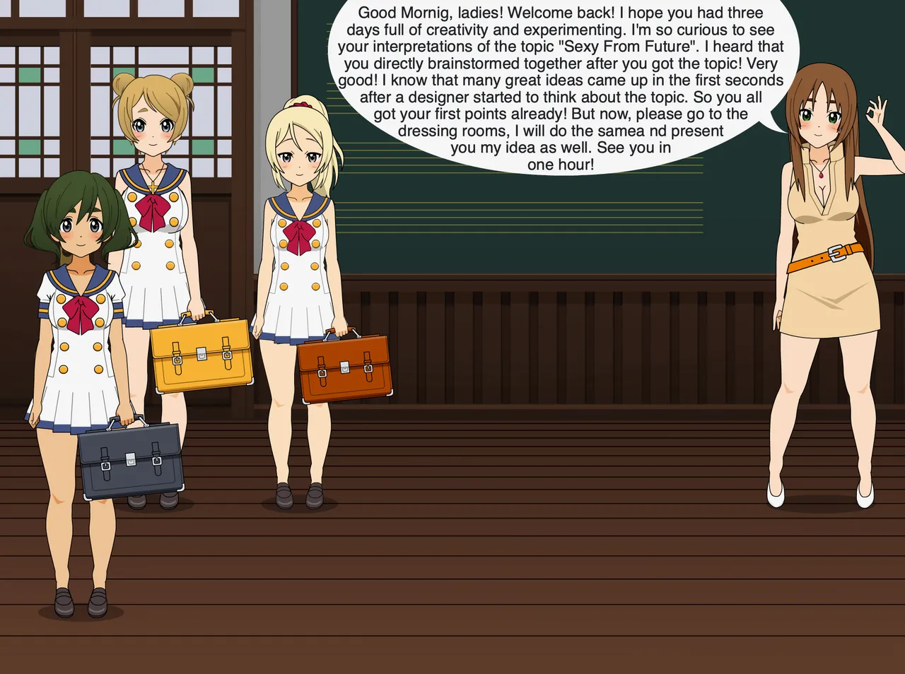 Christmas Girl celebrates Christmas - Merry Christmas 2 page 6 full