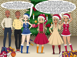 Christmas Girl celebrates Christmas - Merry Christmas 2