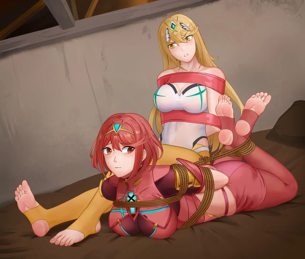 Yueheidao - Pyra and Mythra page 1 full