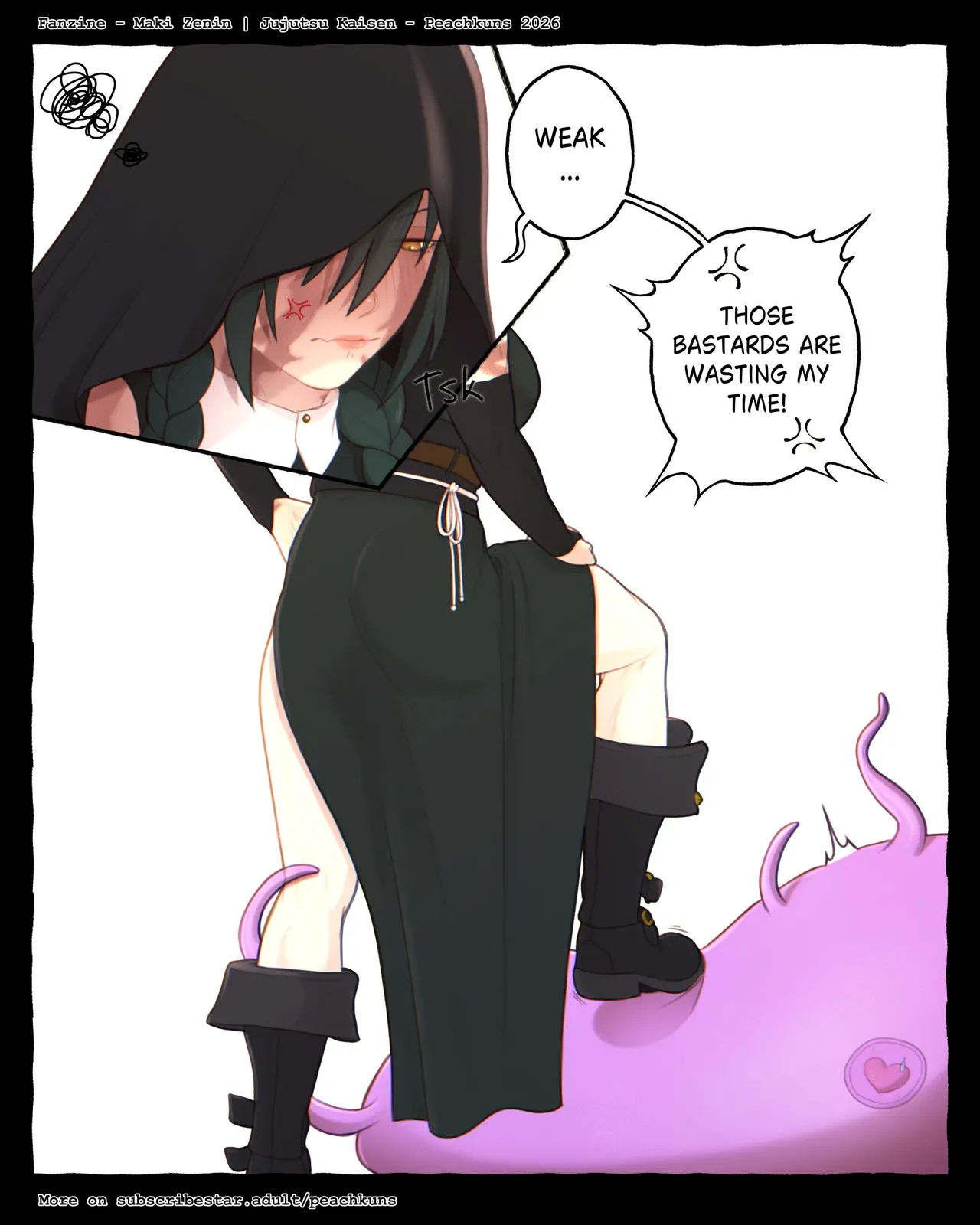 Maki meets a slime monster page 1 full