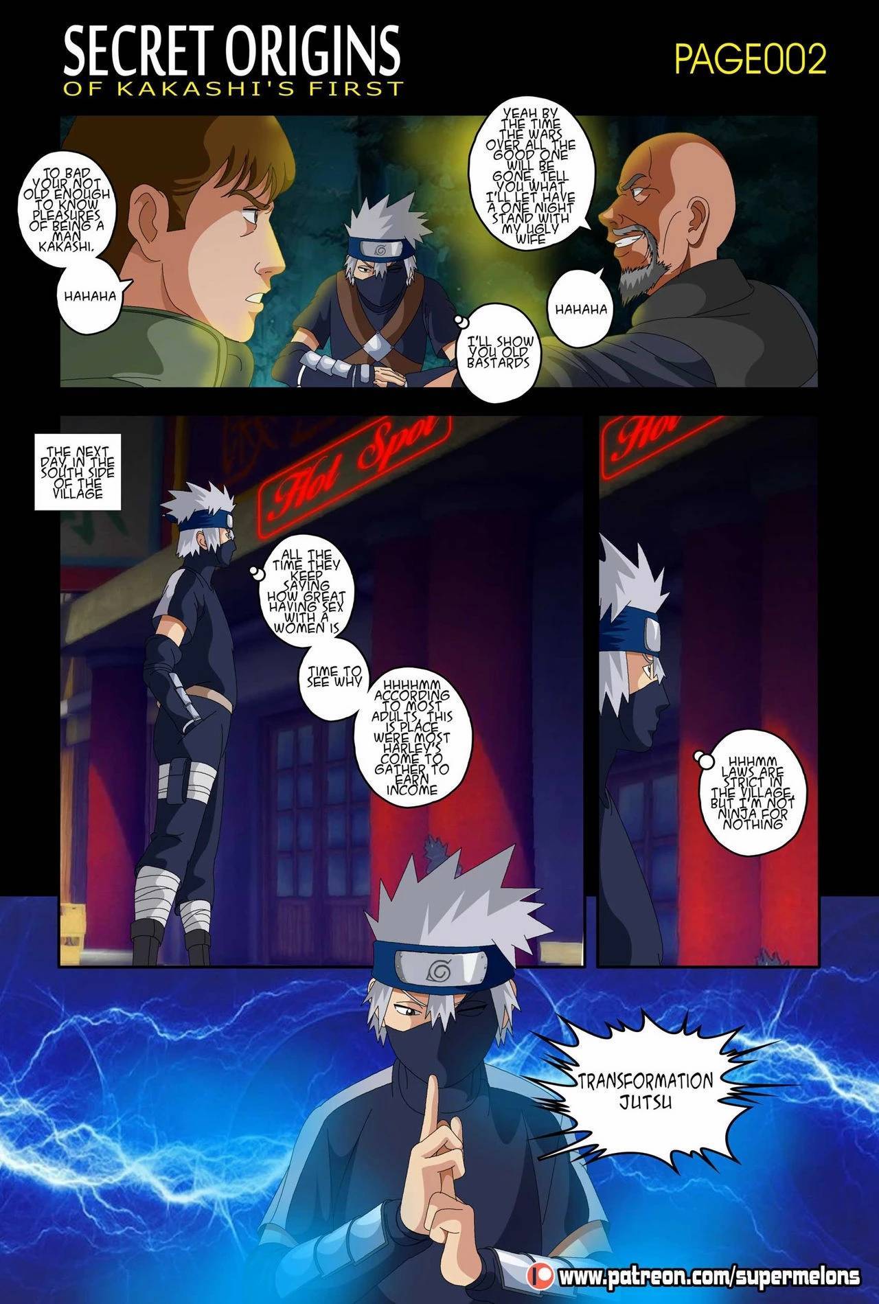 Secret Origins of Kakashi's First page 3 full