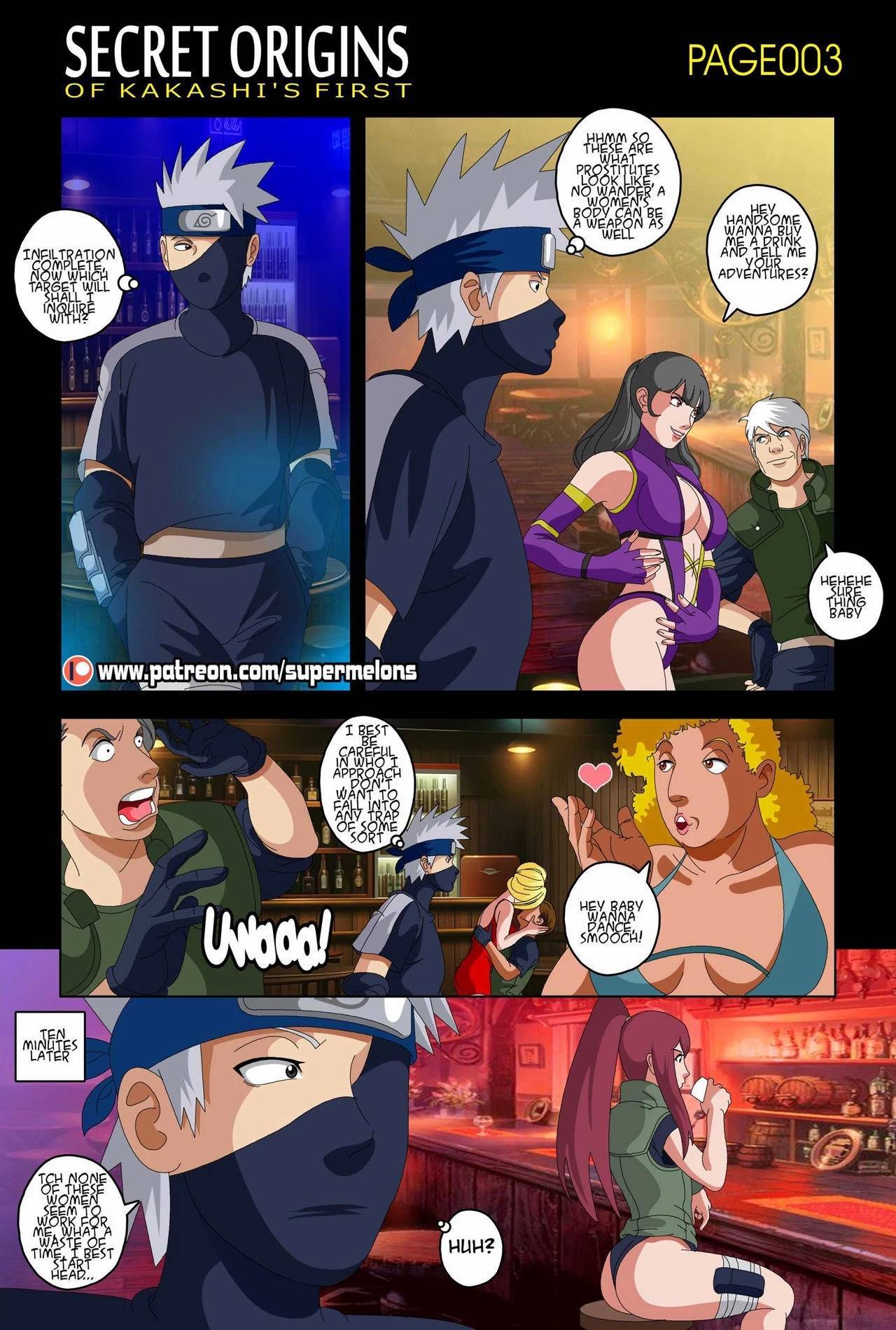 Secret Origins of Kakashi's First page 4 full