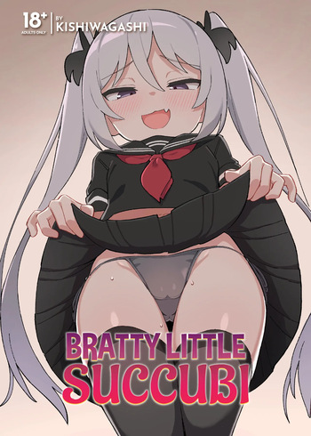 Mesugaki Succubus-tachi ni Shiboritorareru Hon | Bratty Little Succubi cover