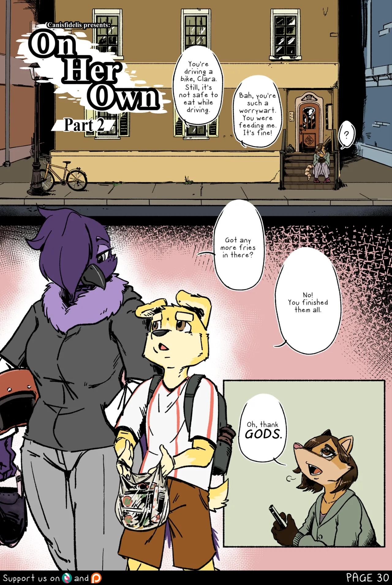 On Her Own: Part 2 page 1 full