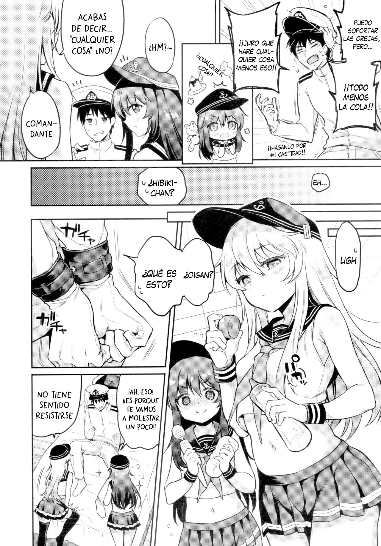 Akatsuki Hibiki-chan x Gyaku Batsu Game | Akatsuki-chan y Hibiki-chan x Juego de castigo inverso page 5 full
