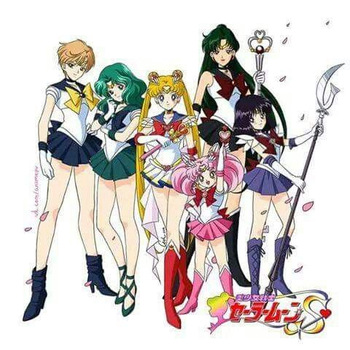 Sailor moon art compilation cover
