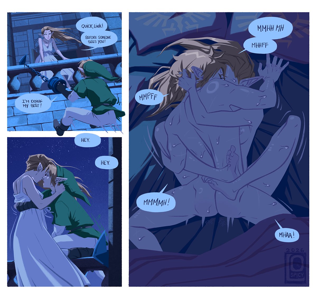 Link &amp; Zelda's Secret Rendezvous page 5 full