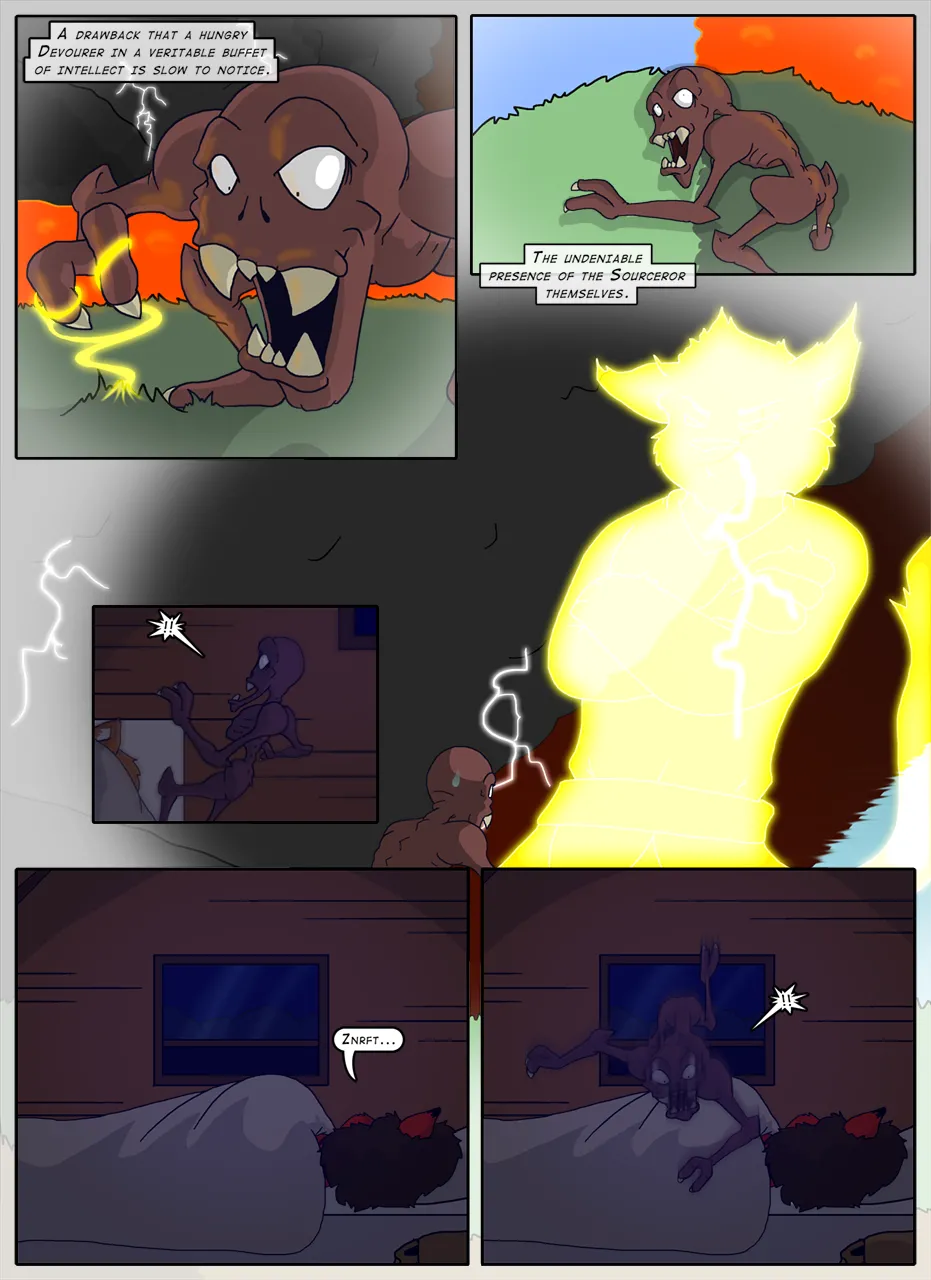 Caves and Critters: Chapter 5.1 - Interlude - "On Lesser Demons" page 4 full