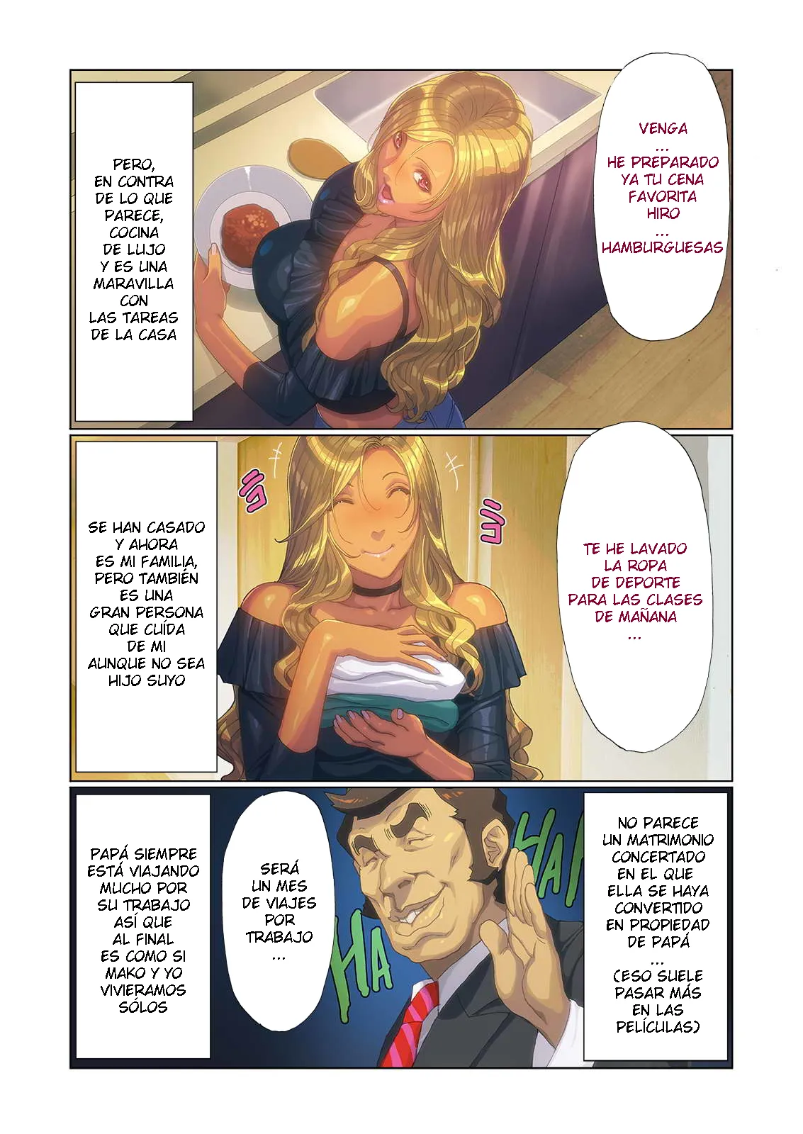 Homare  - Wagaya ni gyaru mama ga yattekita!! 1 ESP page 8 full