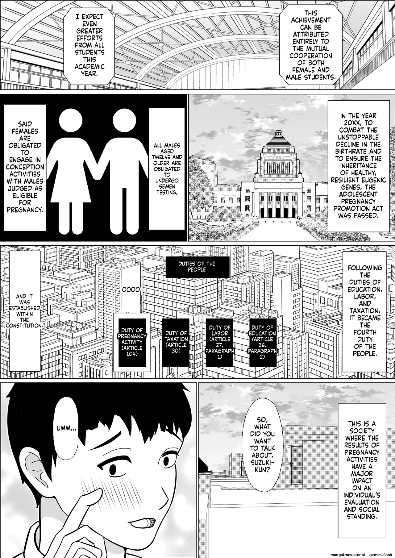 Ninkatsu Gimuka Sekai de Ki ni Naru Ano Ko ga Tanetsuke Sareteta page 4 full