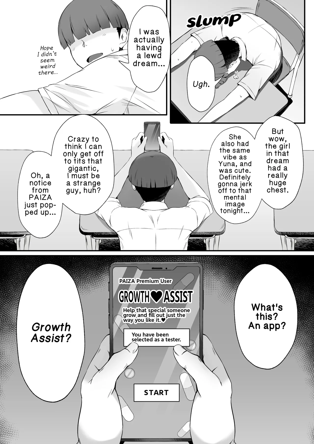 成長促進アプリ 気になるあの子をドスケベボディに急成長させる話♡ page 7 full