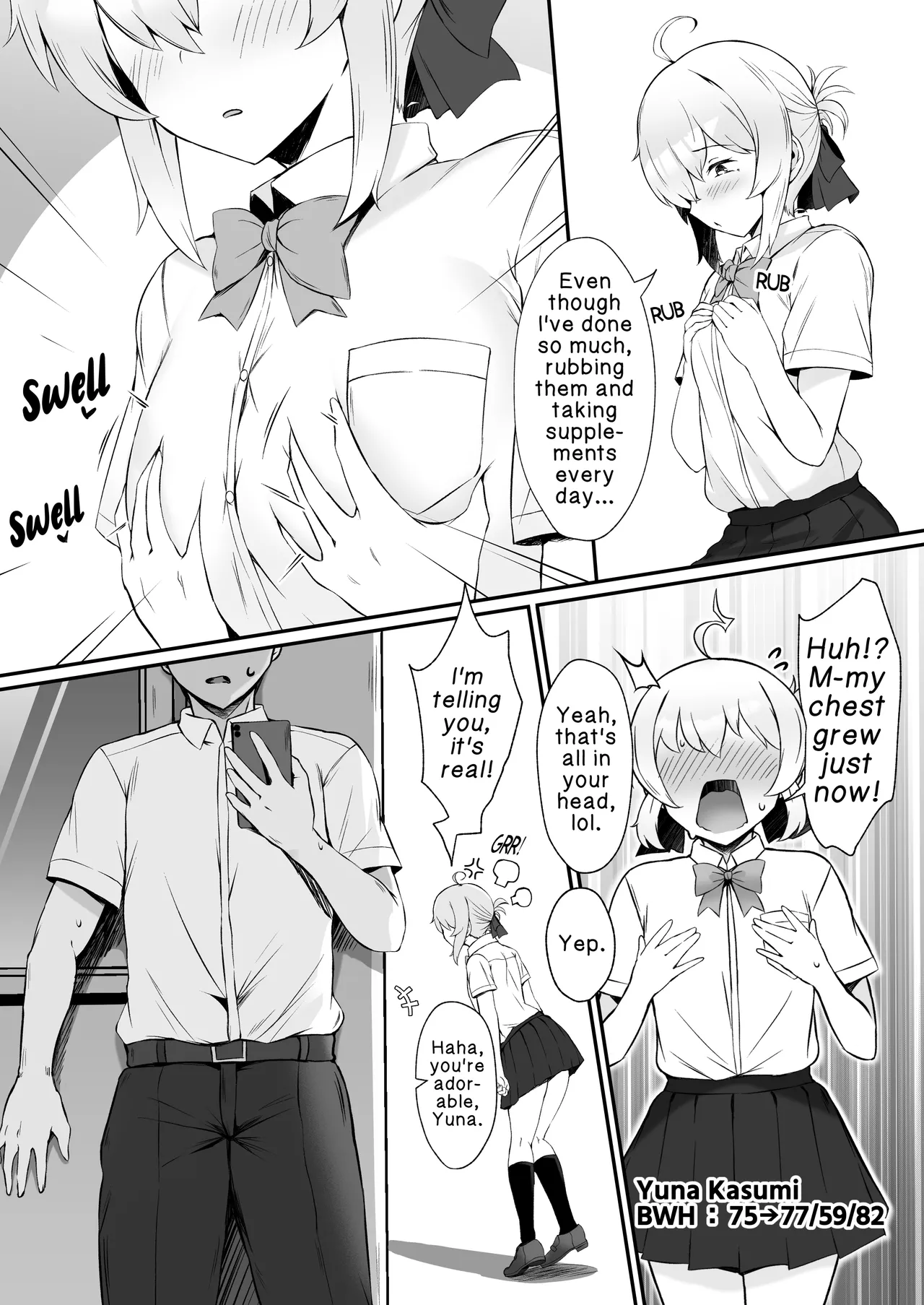 成長促進アプリ 気になるあの子をドスケベボディに急成長させる話♡ page 9 full