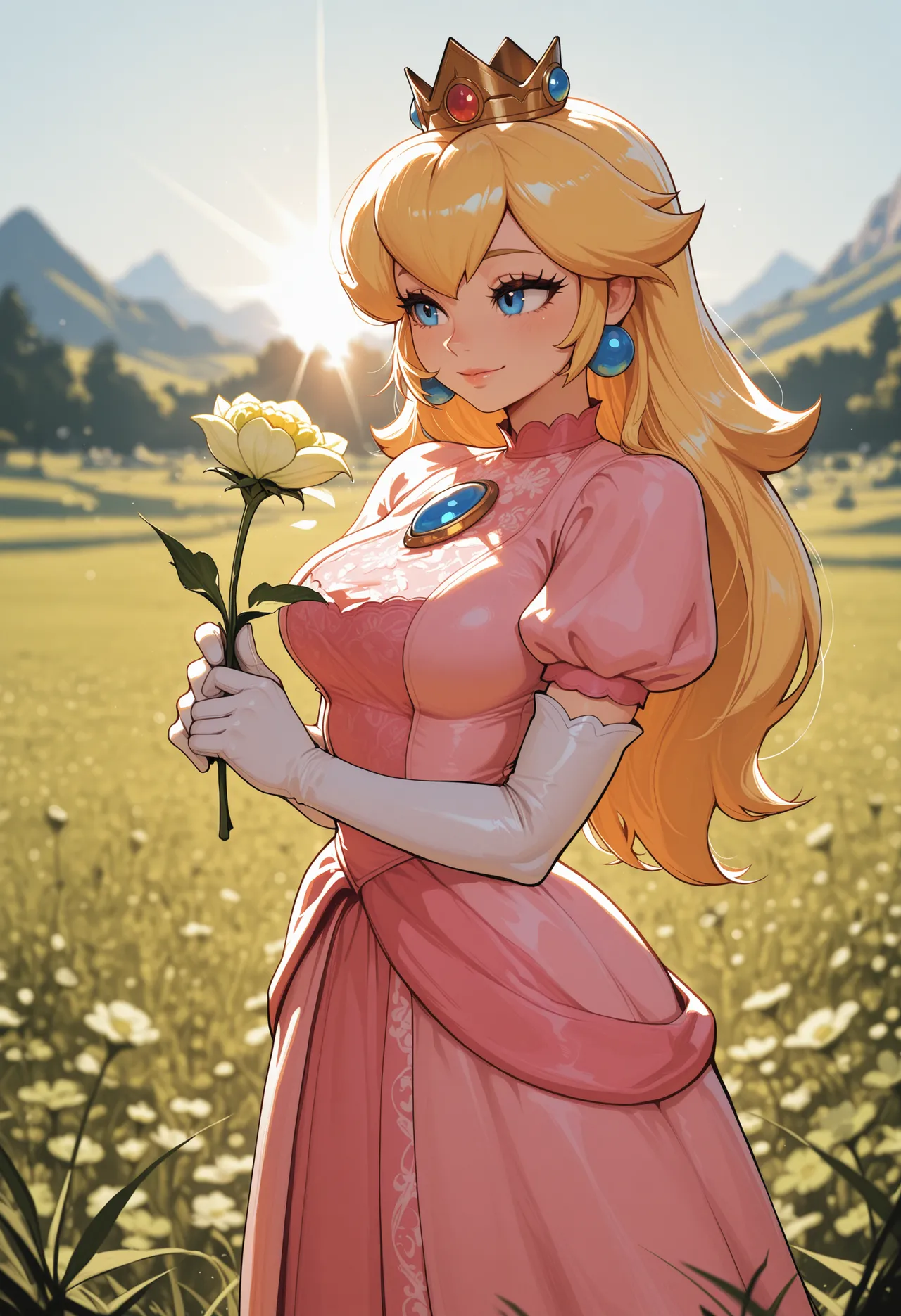 PRINCESS PEACH - MARIO BROSS P1 page 1 full