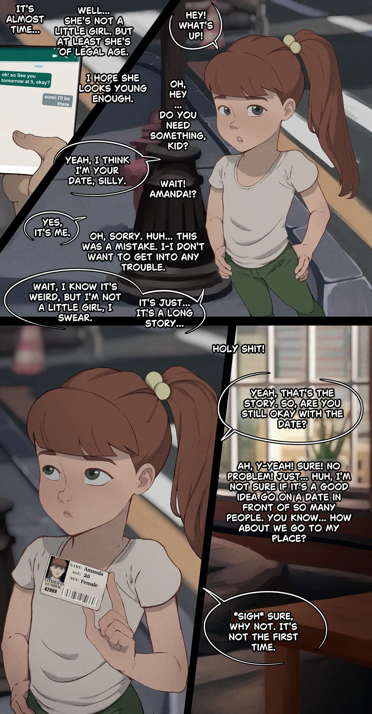 Amanda is a bad girl page 2 full