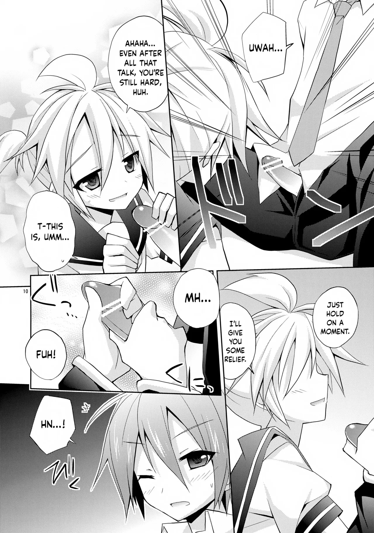 Len-kun ga Gachi Sugite Kowai | Len-kun Is So Eager It Scares Me page 10 full