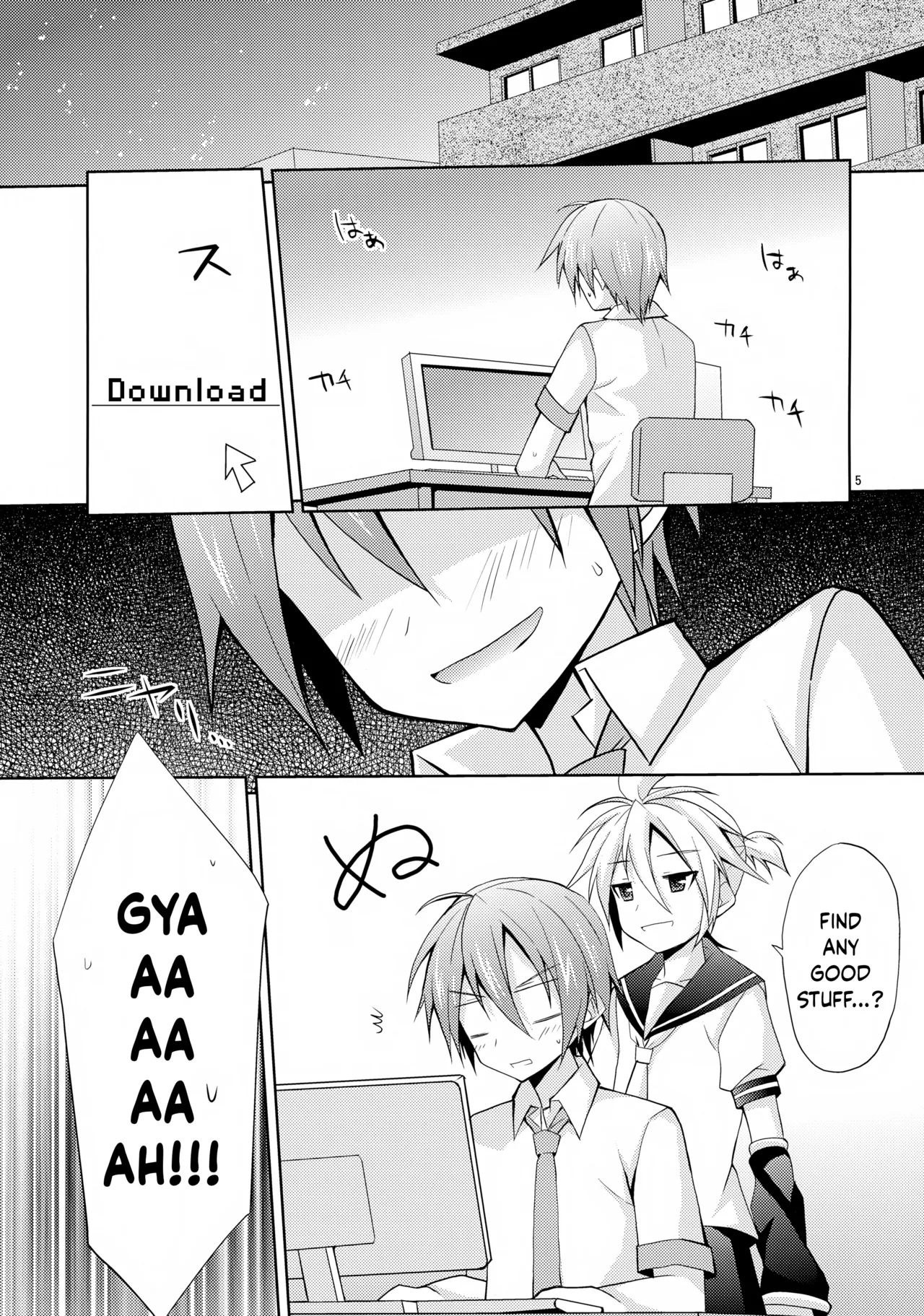 Len-kun ga Gachi Sugite Kowai | Len-kun Is So Eager It Scares Me page 5 full