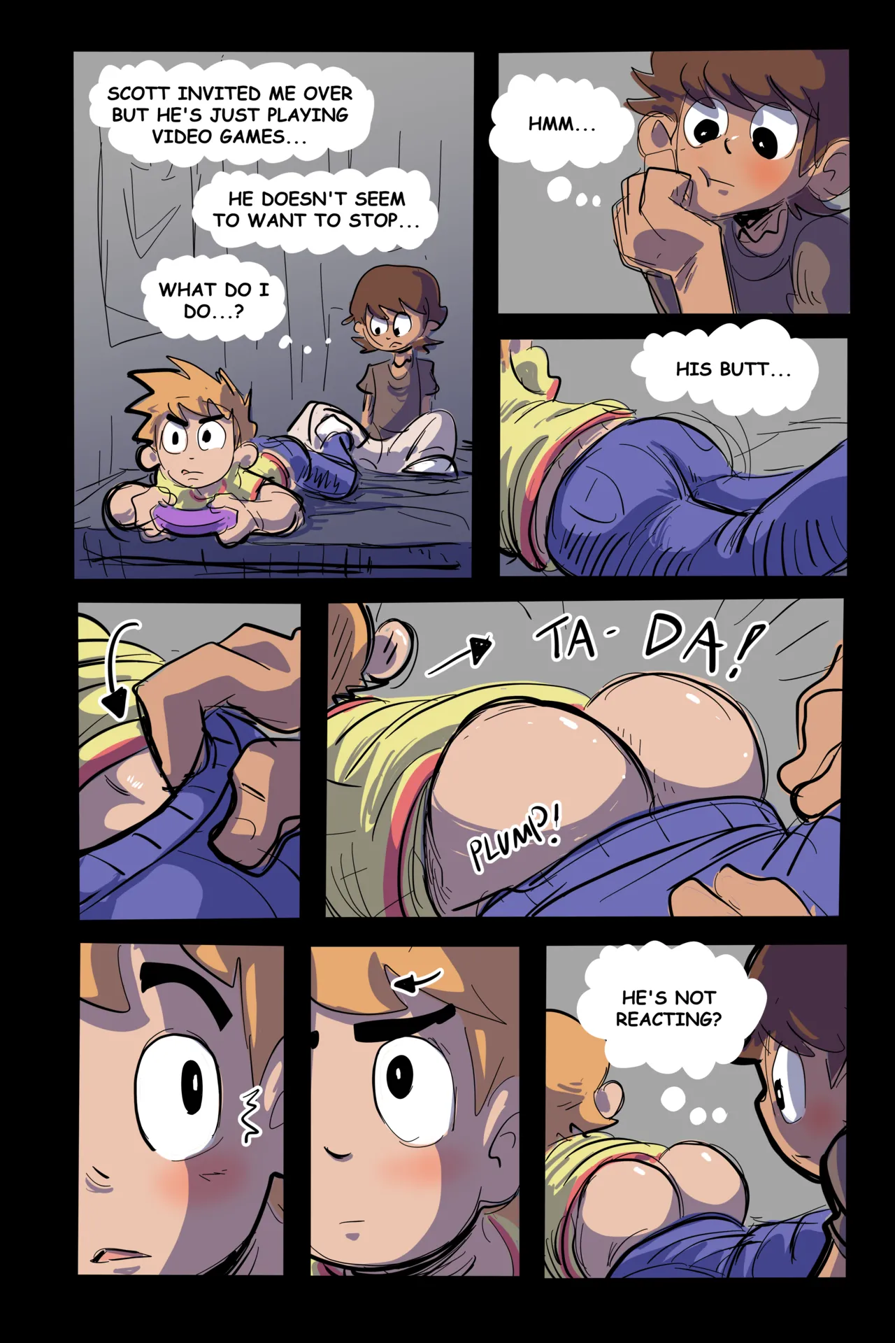 Scott Pilgrim + Big Neil GAIDEN Player Two page 3 full