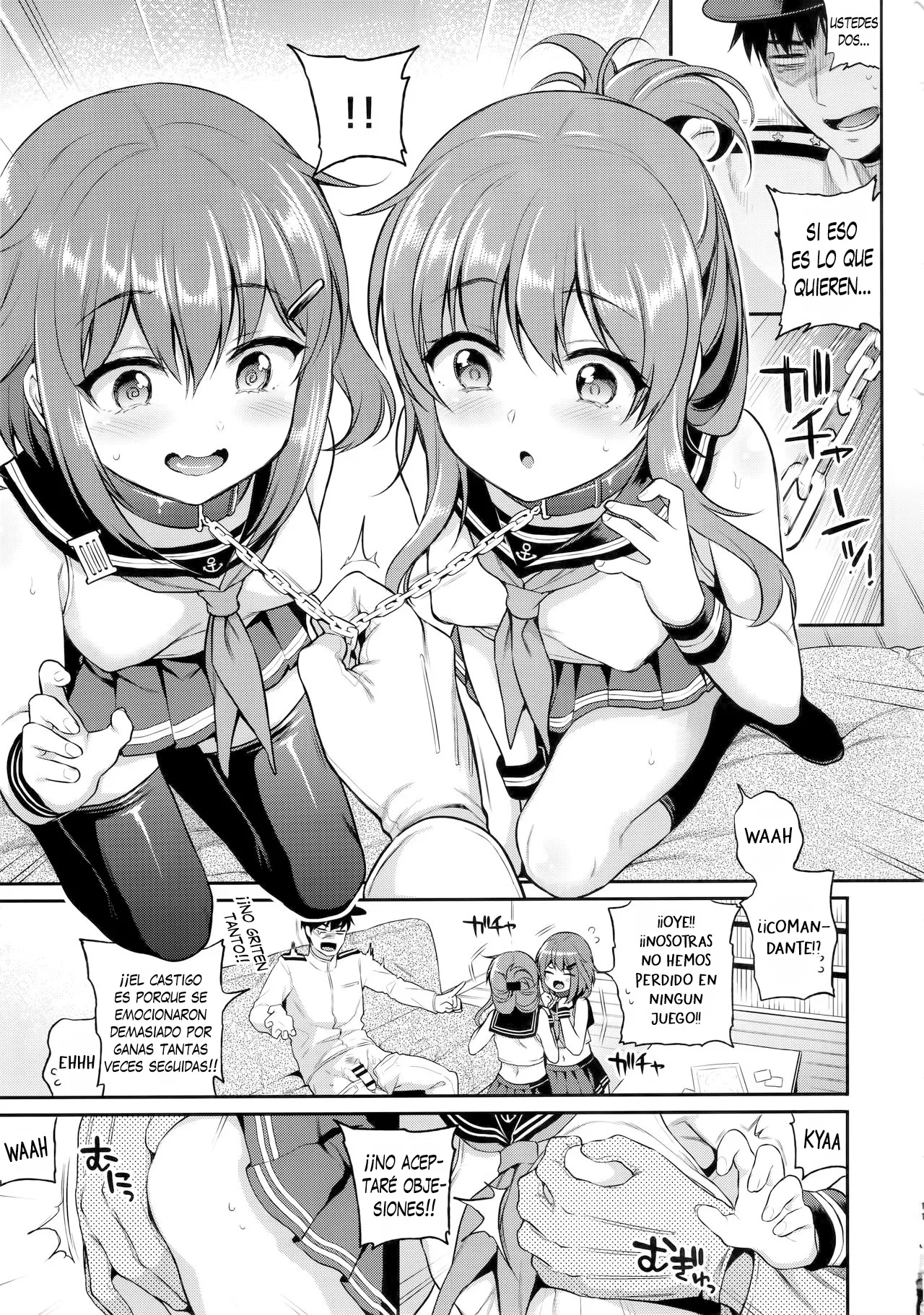 Ikazuchi Inazuma-chan x Batsu Game | Ikazuchi-chan e Inazuma-chan x Juego de castigo page 10 full