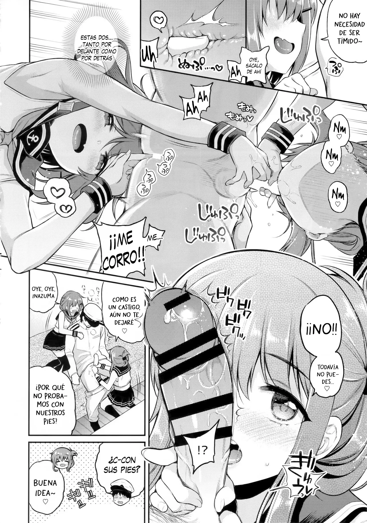 Ikazuchi Inazuma-chan x Batsu Game | Ikazuchi-chan e Inazuma-chan x Juego de castigo page 7 full