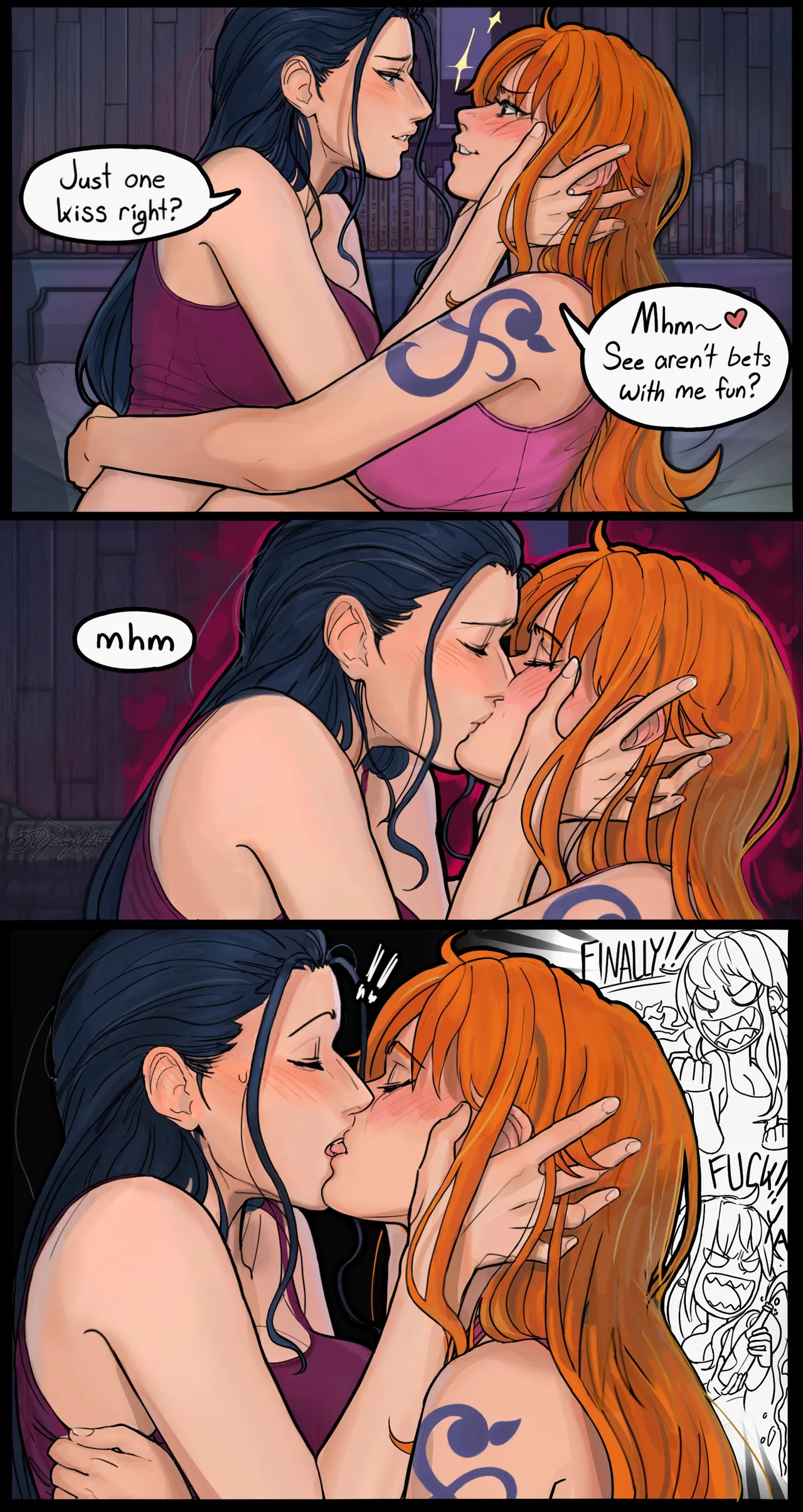 A Demon's First Kiss page 1 full