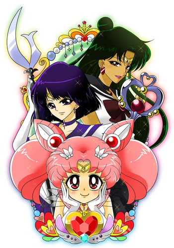 sailor moon art compilation cover