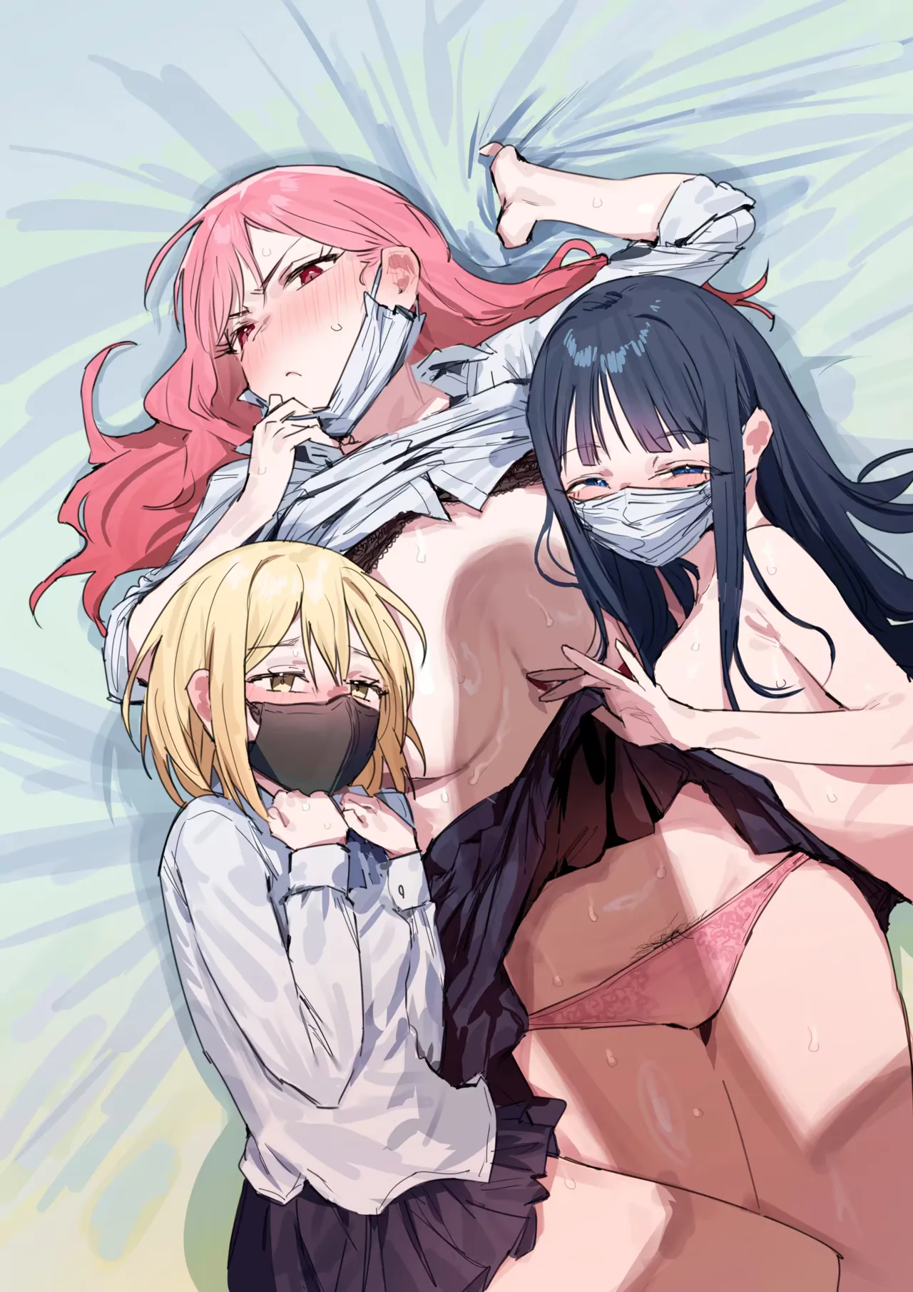 3 Gal ~Choukyokon Otaku-kun no Nakadashi SEX de Meromero ni Sarechau Gal 3-nin-gumi no Hanashi~ | 3 Gyarus: La Historia De Un Trío De Gyarus Que Quedan Totalmente Enamoradas Después De Ser Rellenadas Por Un Otaku De Gran Pene. page 2 full